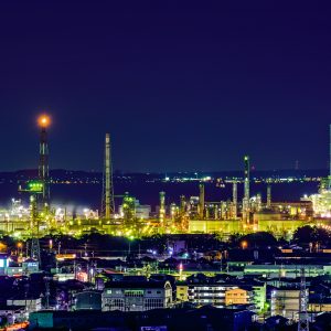 垂坂公園からの工場夜景