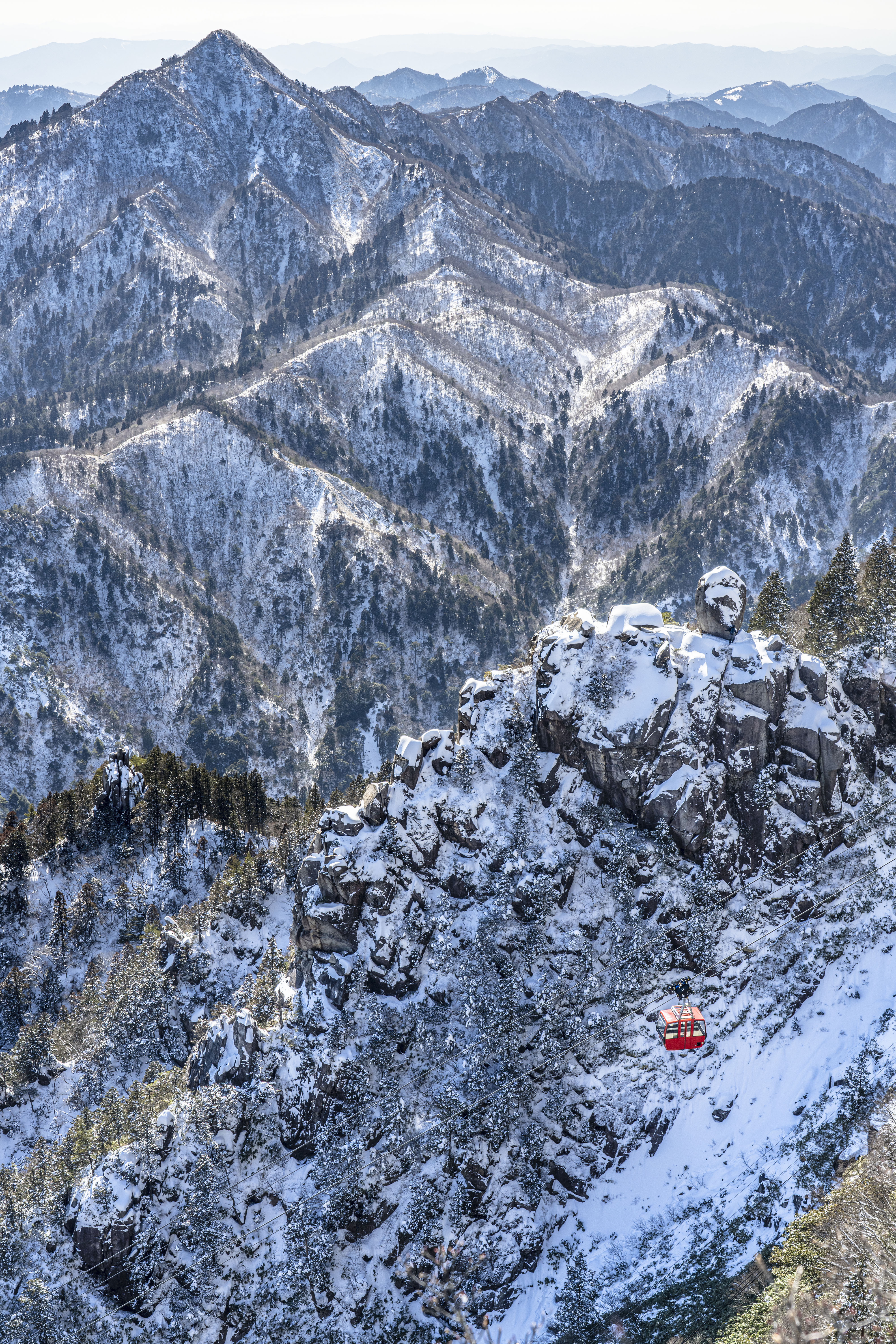 御在所ロープウェイの写真 富士見岩展望台から眺める雪景色 無料の壁紙 写真なら三重フォトギャラリー