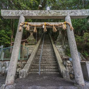 九木神社の参道入口