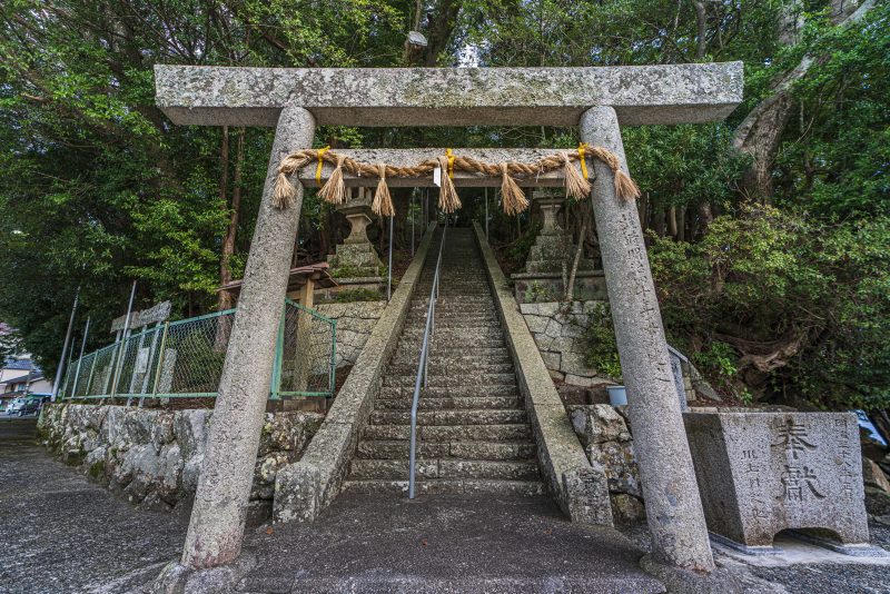 九木神社の参道入口