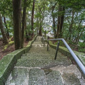 九木神社の参道階段