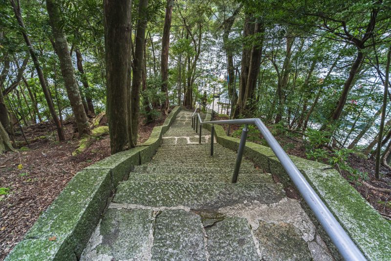 九木神社の参道階段