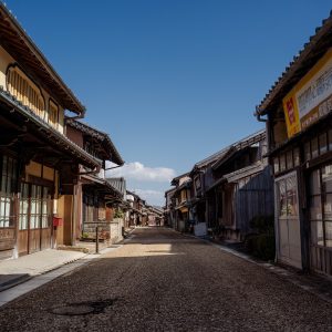 関宿の通路